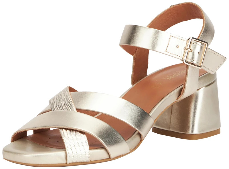 Geox Woman D GENZIANA MID SANDALS Gold 5