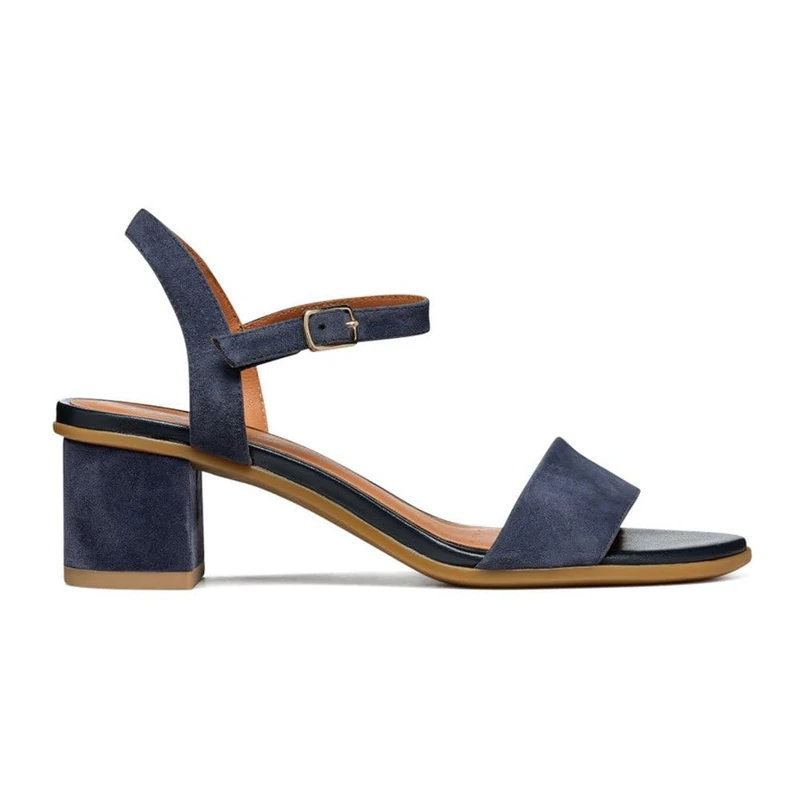 Geox Women's D Aurely 50 B Heeled Sandal, navy, 3 UK - Image 1