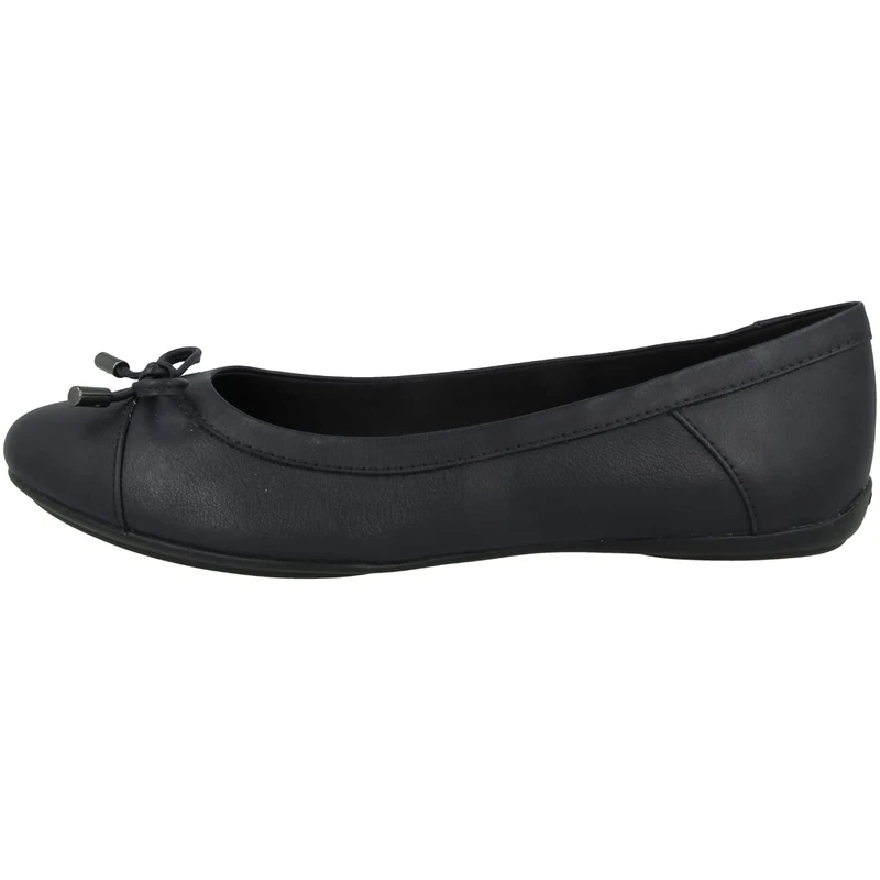 Geox Women's D Charlene C Ballet Flat, Navy, 6 UK