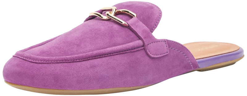 Geox Women's D Palmaria C Loafer Flat, Purple, 4 UK