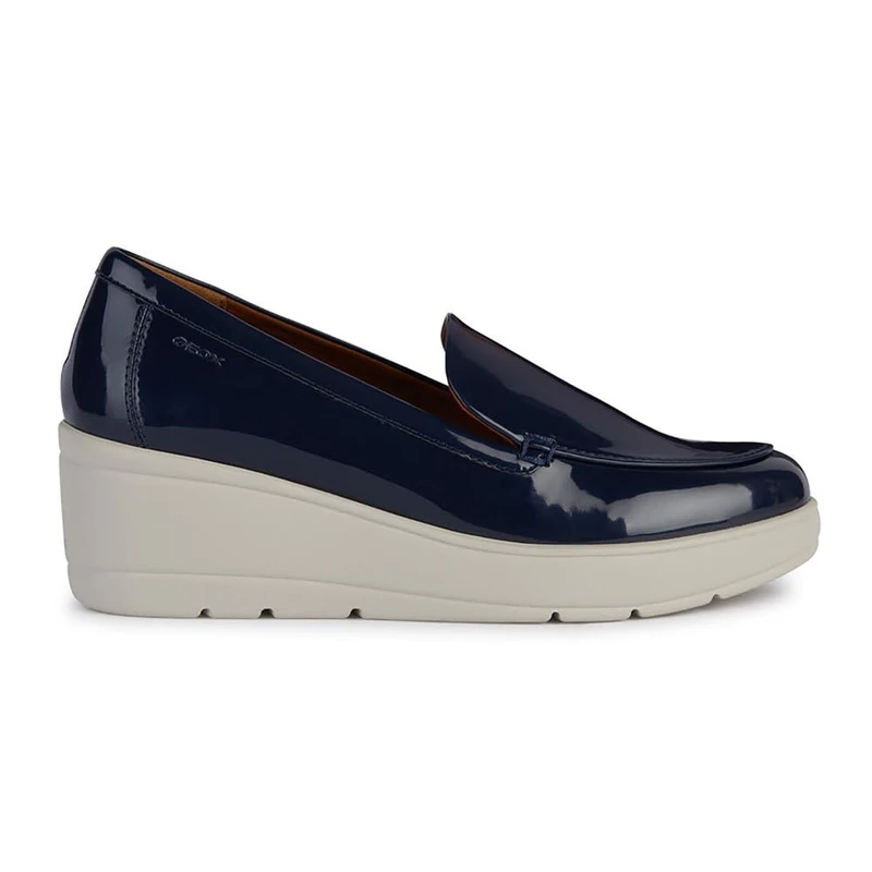 Geox Women's D Ilde B Loafer, Navy, 7 UK
