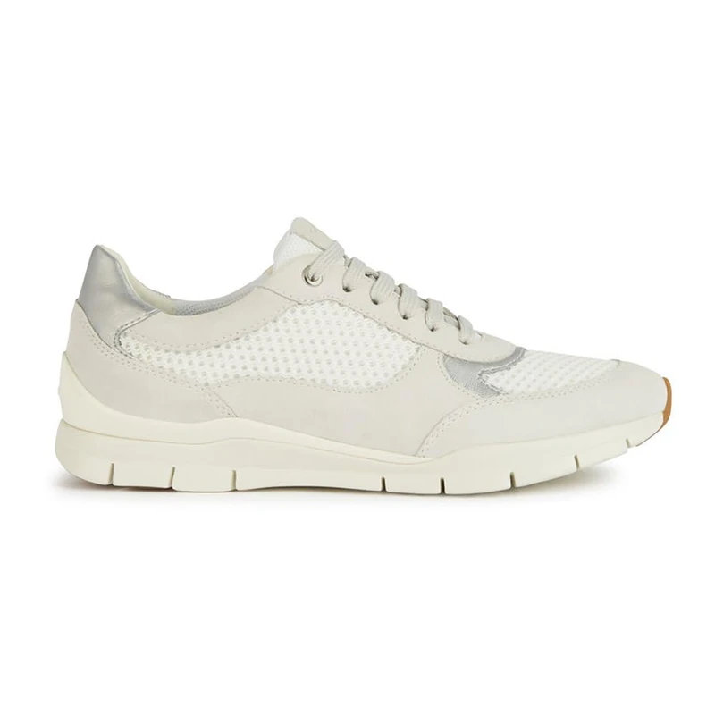 Geox Women's D Sukie A Trainers, Off White, 6 UK