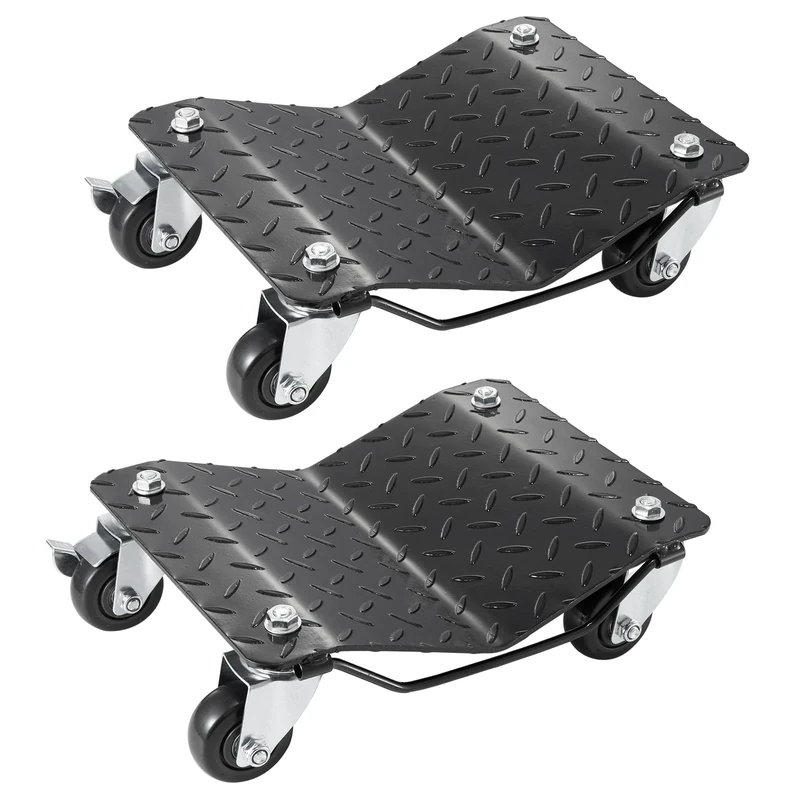 VEVOR Heavy-duty Wheel Dolly - 1360 kg Car Tire Stake Set of 2, Moving Cars, Trucks, Trailers, Motorcycles, and Boats