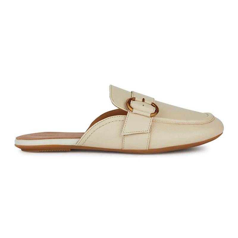Geox Women's D Palmaria F Loafer, Lt Sand, 5 UK