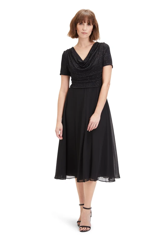 Vera Mont Women's Dress, Black, 10