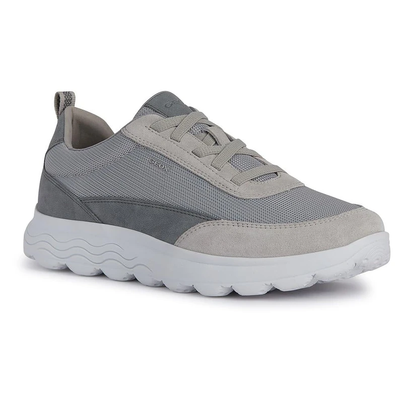 Geox Men's U Spherica aSneaker, 01422 Light Grey, 10.5 UK