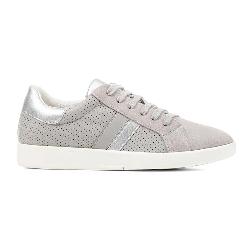 Geox Women's D Meleda Trainers, lightgrey, 4 UK