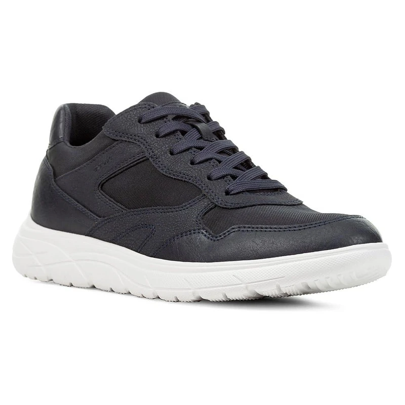 Geox Men's U Portello A Trainers, Navy, EU 42, Navy, 8 UK