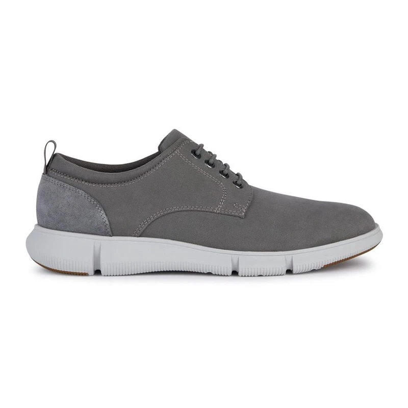 Geox Men's U Adacter F A Oxford, Gray, 8 UK