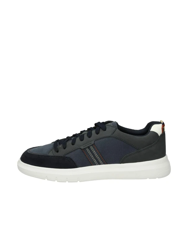 Geox Boys' U Merediano B Trainers, Navy, 6.5 UK