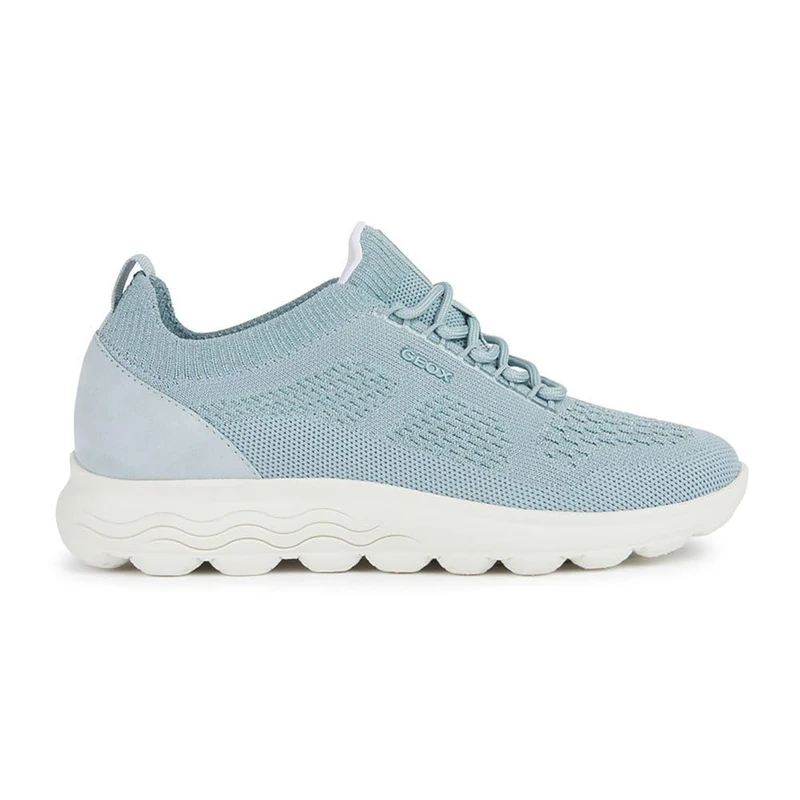 Geox Girl's D Spherica A Sneaker, Lt Sky Lt Blue