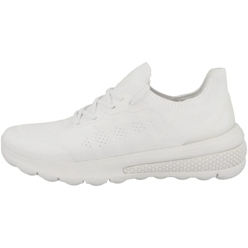 Geox Women's D Spherica Actif C Trainers, White, 3 UK