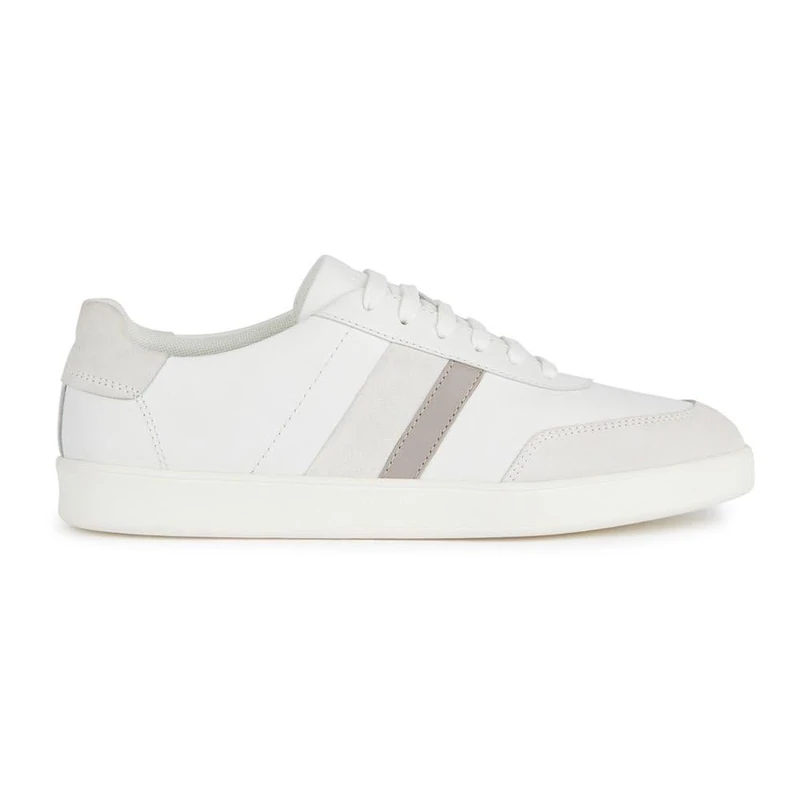 Geox Men's U Regio A Trainers, White Off White, 10 UK