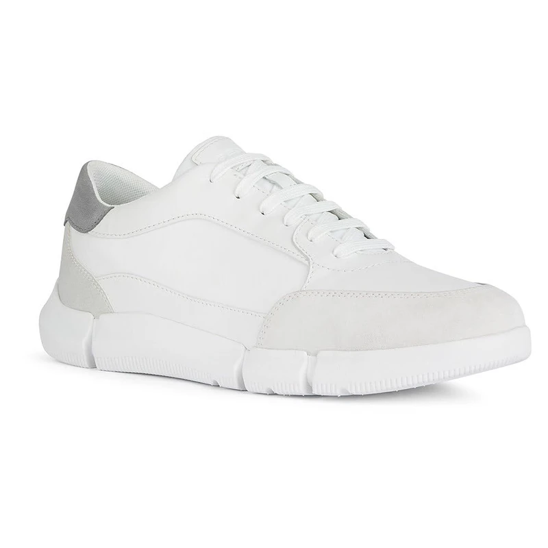 Geox Men's U Adacter B Trainers, White Lt Grey, 9 UK