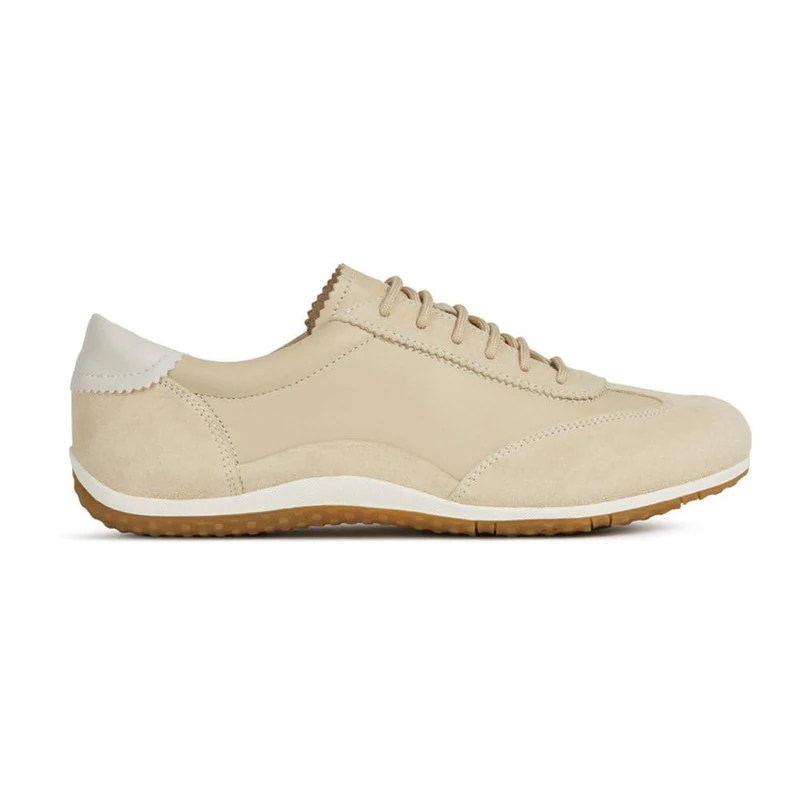 Geox Women's D Vega A Trainers, Sand/Beige, 38 EU, Sand-Beige, 5 UK