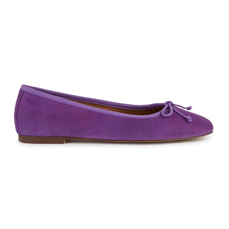Geox Women's D Marsilea A Ballet Flat, Purple, 7 UK