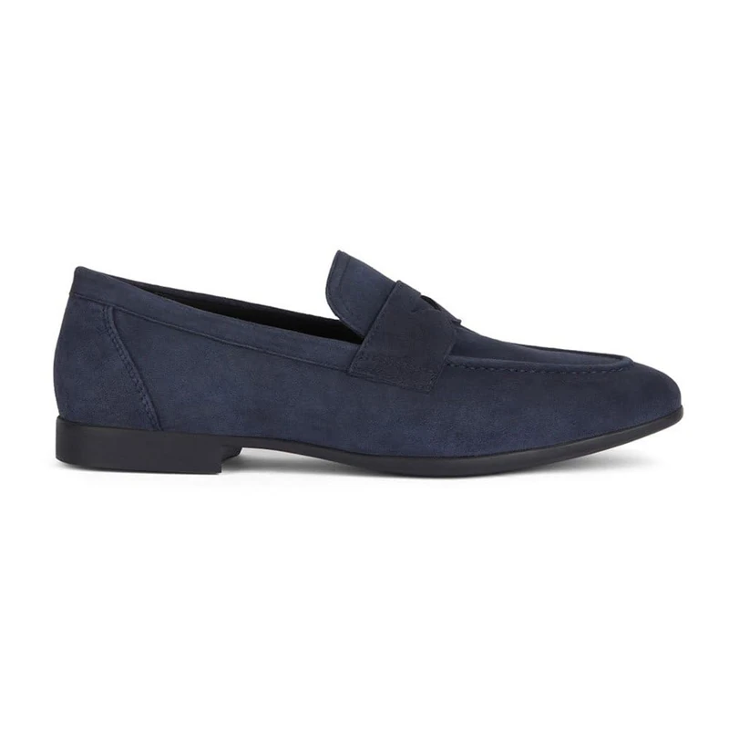 Geox Men's U Sapienza A Loafer, Navy, 8 UK