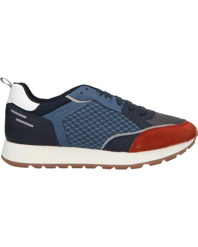 Geox U PARTENIO A Men's Trainers, AVIO/Brick, EU 43, Avio Brick, 9 UK