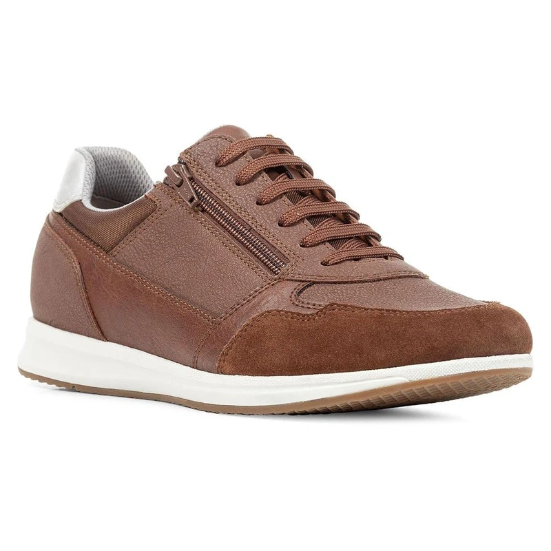 Geox Men's U Avery B Trainers, Cognac, 10 UK