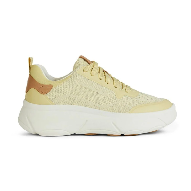 Geox Women's D Nebula 2.0 X APlatform, Lt Yellow, 6 UK