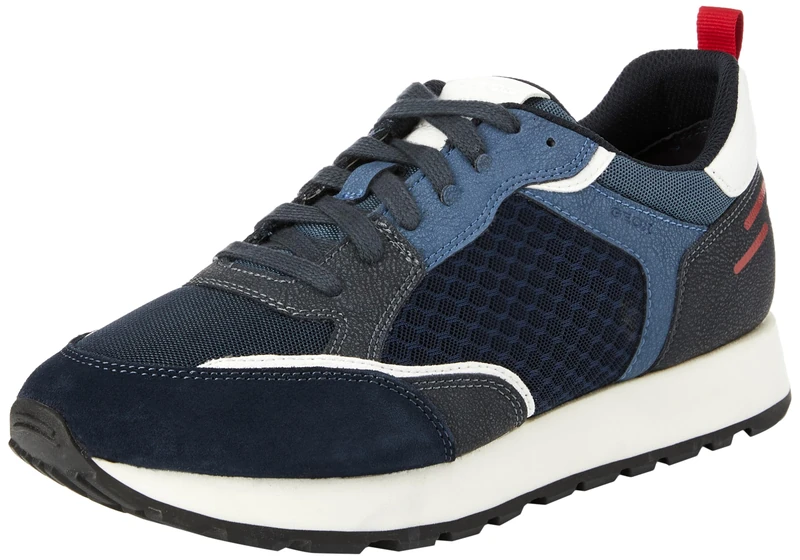 Geox Men's U Partenio A Trainers, Navy Avio, 11 UK