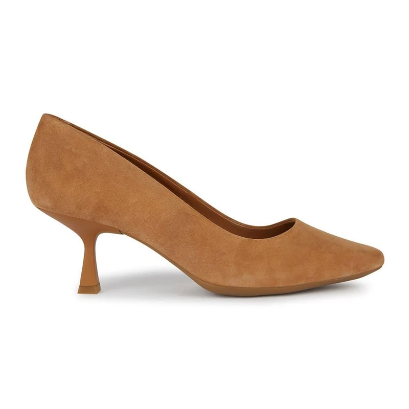 Geox Girls D Giselda R APump, Cognac, 5 UK