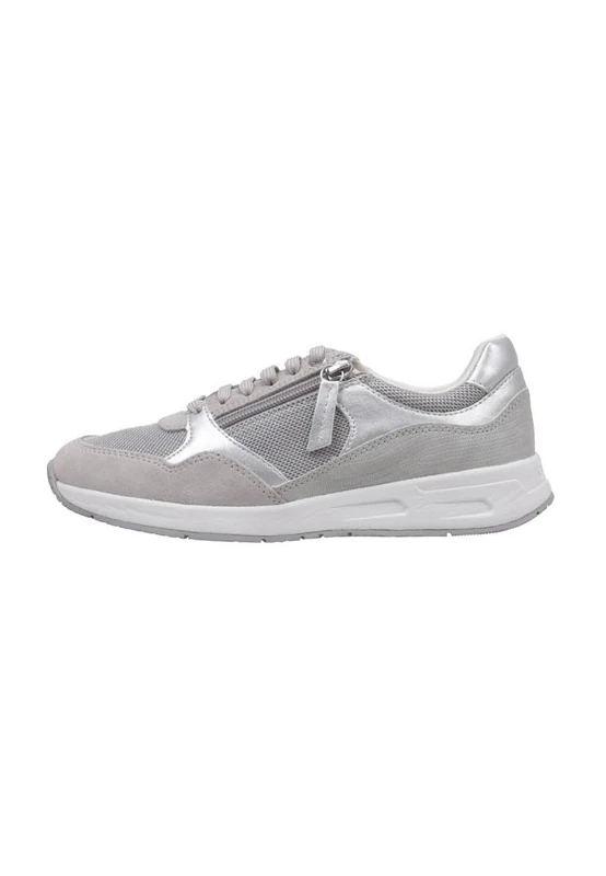 Geox Women's D Bulmya B Trainers, lightgrey, 46 EU