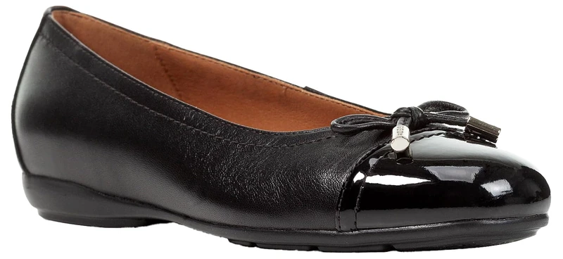 Geox D Annytah D Ballet Flat, Black, 7 UK