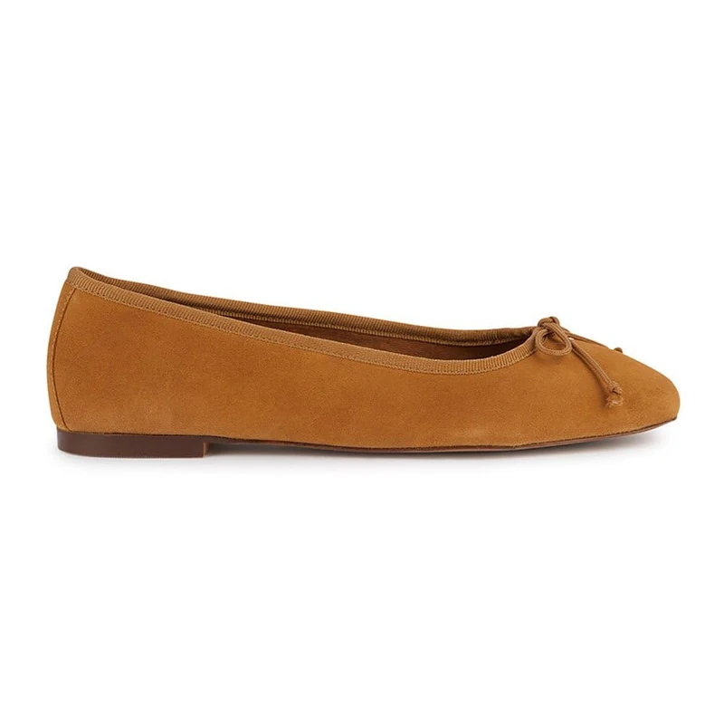 Geox Women's D Marsilea ABallet Flat, Cognac, 41 EU