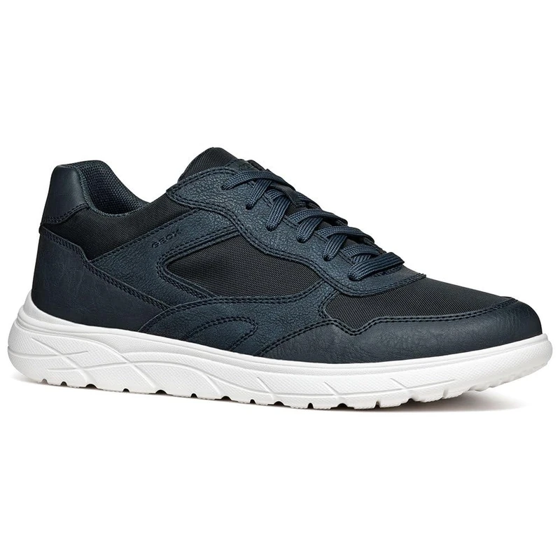Geox Men's U Portello B Trainers, Navy, 8 UK