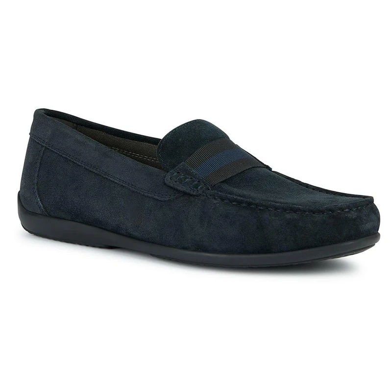 Geox Boy's U Ascanio aMoccasin, Navy, 11 UK