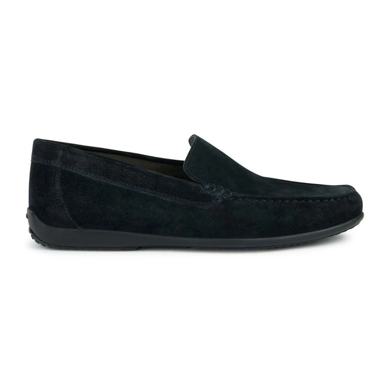 Geox Men's U Ascanio B Moccasin, Navy, 8 UK