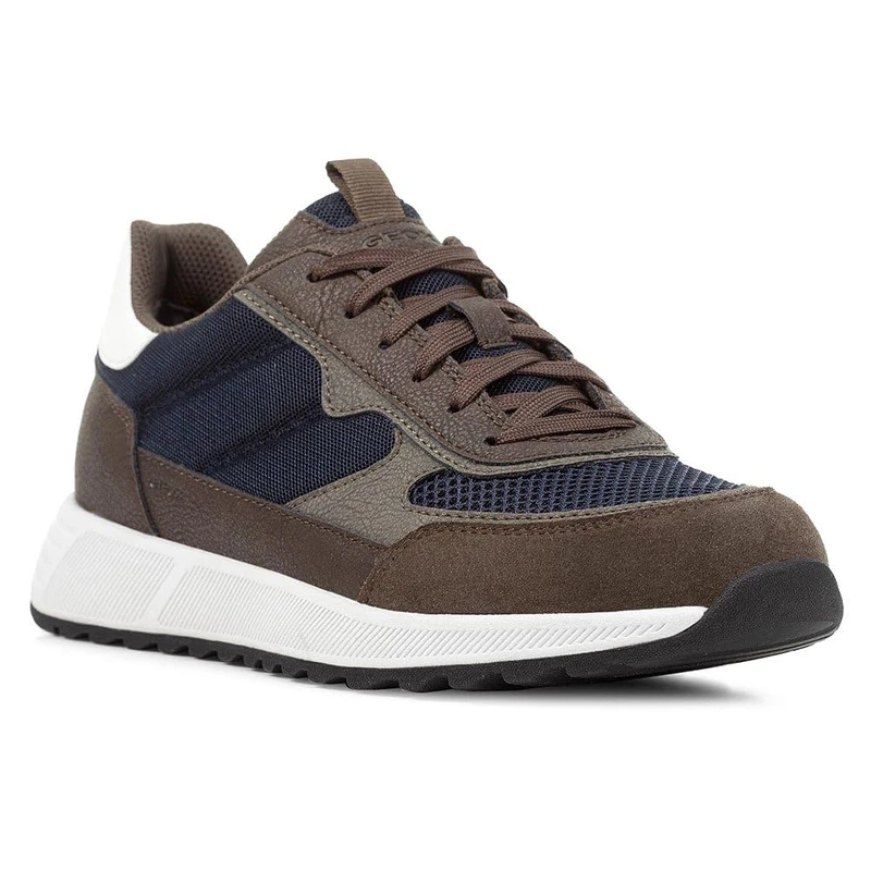 Geox Men's U Molveno B Trainers, Dk Olive Navy, 7 UK