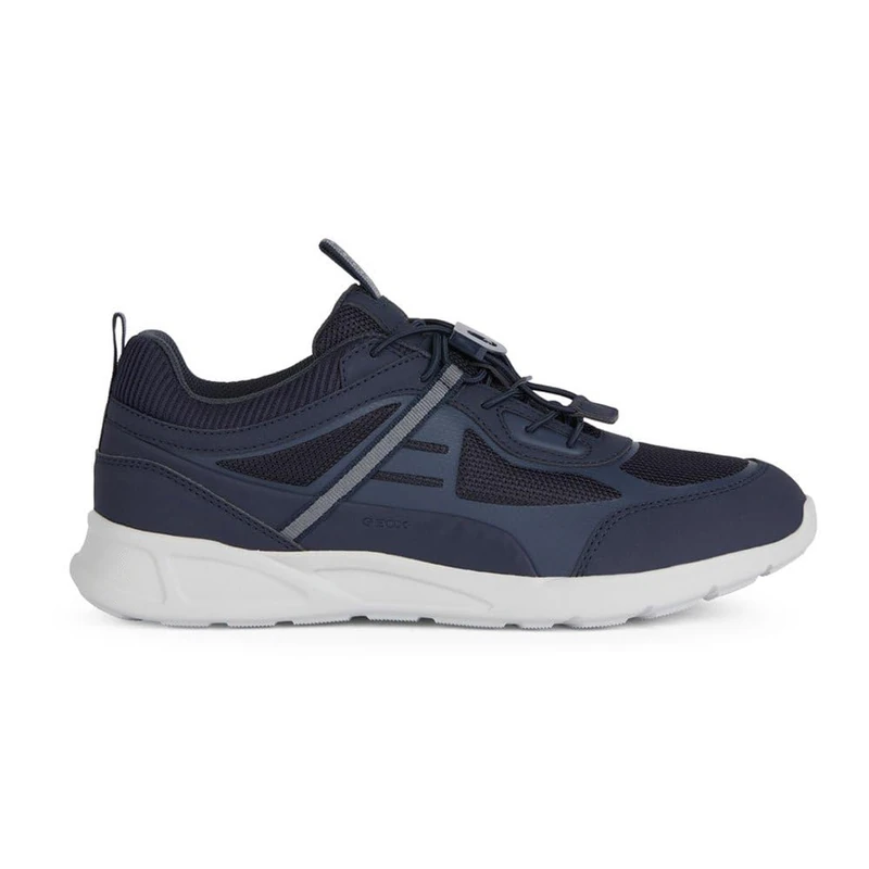 Geox Boys' U Sanzio A Trainers, Navy, 7 UK