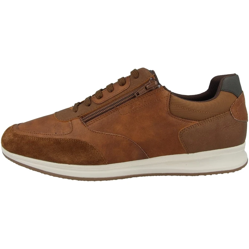 Geox Men's U Avery B Sneaker, Cognac, 7 UK