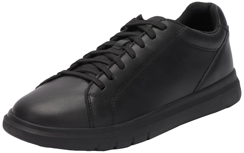 Geox Boys' U Merediano A Trainers, Black, 7 UK - Image 1