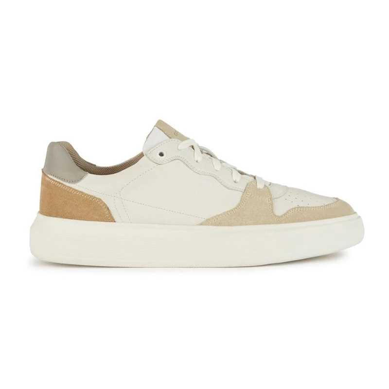 Geox Boys' U Deiven B Trainers, White Sand, 7 UK