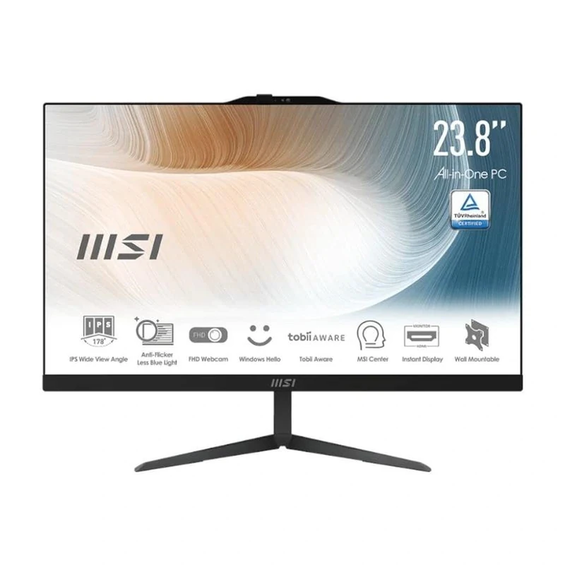 MSI AM242 12M-001EU i7-1260P 16 256+1TB W11H 24" N - Image 1