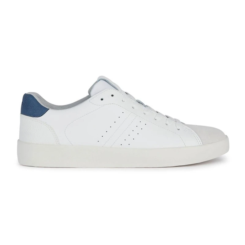 Geox Men's U Affile A Trainers, White Dk Avio, 11 UK