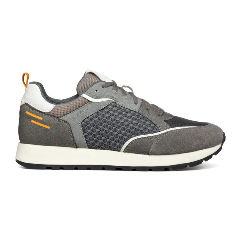 Geox Men U Partenio A Trainers, Stone, 10 UK