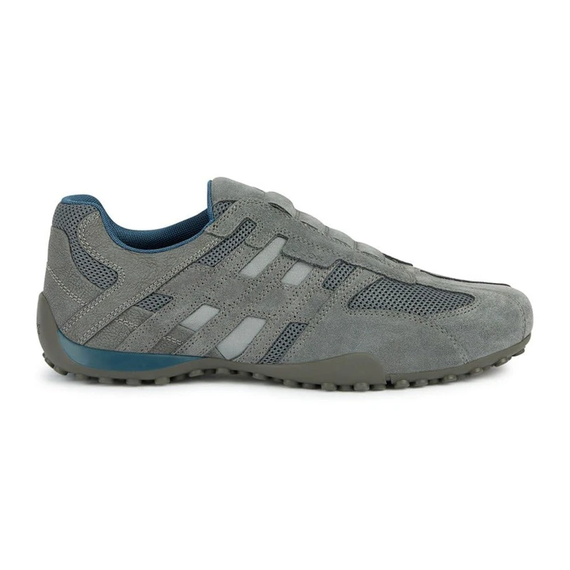 Geox Men's Uomo Snake B Sneaker, Dk Stone Grey, 7 UK