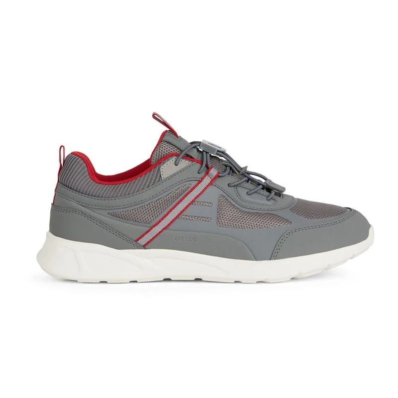 Geox Men's U Sanzio ASneaker, Dk Stone Red, 8 UK - Image 1