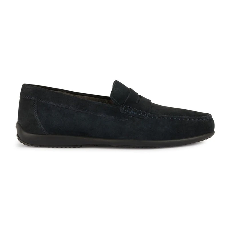 Geox Men's U Ascanio C Moccasin, Navy, 6 UK