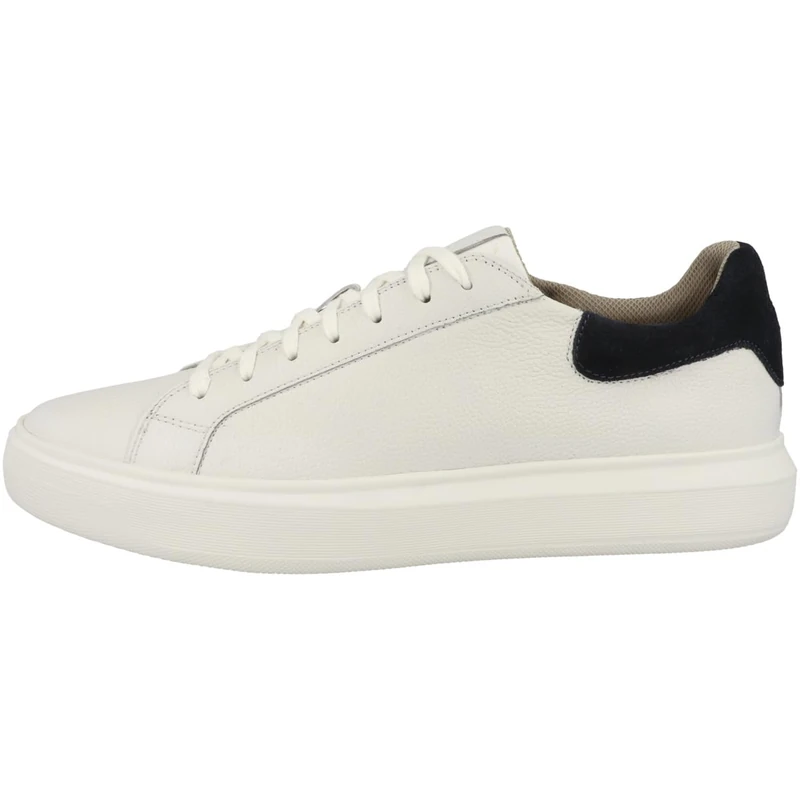 Geox Men's U Deiven DSneaker, White Navy, 9 UK