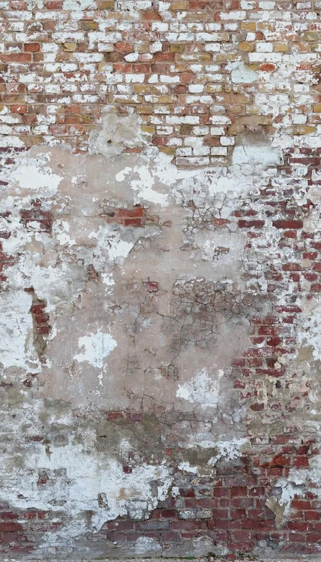 A.S. Création Non-Woven Wallpaper, Brick Wallpaper in Green, Brown and White, Wall Wallpaper for Various Rooms, XXL Wall Picture, 2.80 m x 1.59 m