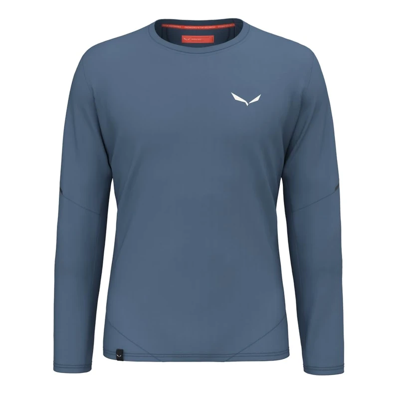 Salewa, Pedroc Dry M L/s Tee., Men, Blue, M