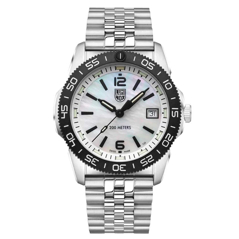 Luminox Unisex-Adult Analog Swiss Quartz Watch with Stainless Steel Strap XS.3126M