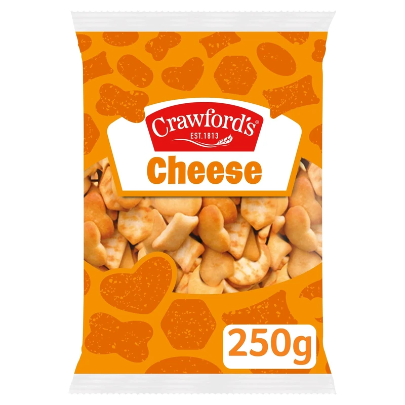 Crawford's Savouries Cheese Baked Snacks 250g