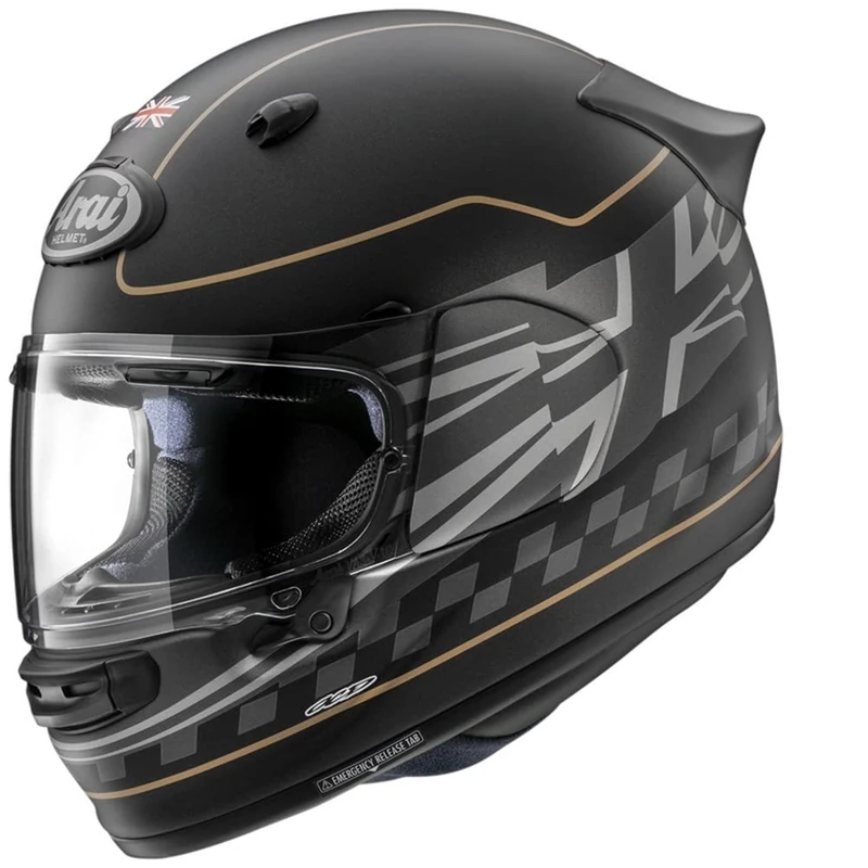 Arai Quantic Dark Citizen Full-Face Helmet - Black/Gold Size M (57)