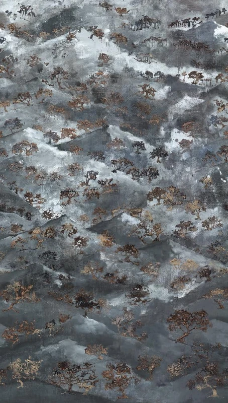 A.S. Création Non-Woven Wallpaper Tree in Grey, Bronze and White Wall Wallpaper for Various Rooms Wall Picture XXL 2.80 m x 1.59 m